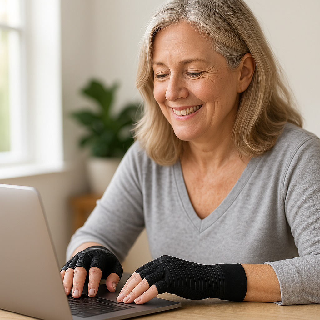 Lorvane™ Copper Infused Compression Gloves